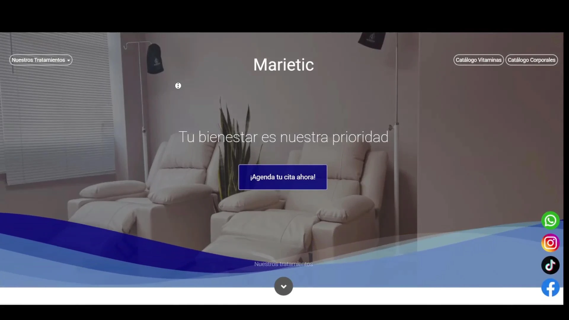 Marietic Salúd y Estética – centro estético con catálogo de servicios online